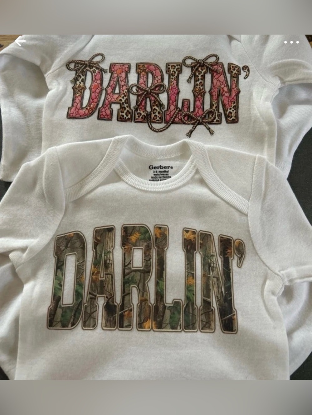 Darlin Boy/Girl Onesie Bundle NEW